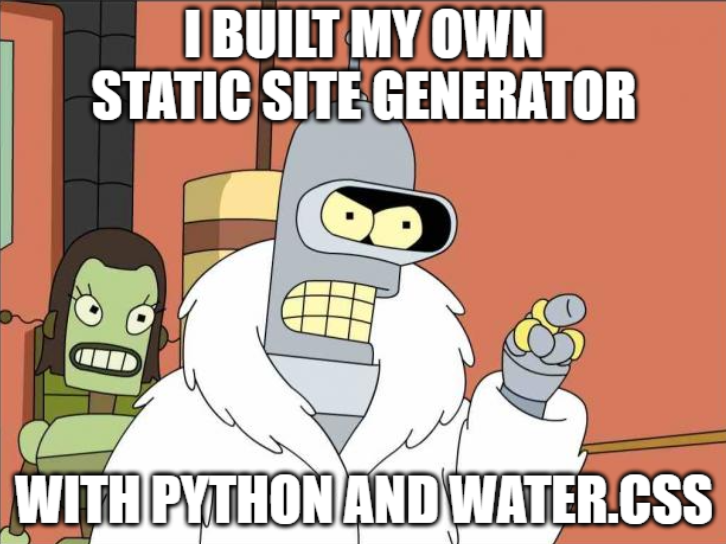 Built my own stupid static site generator
